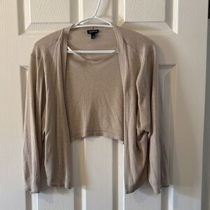 TORRID Women's Beige Shrug